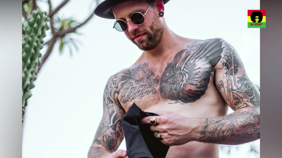 Sexy Men Hot Super Model rasta clothes on In Vein Video