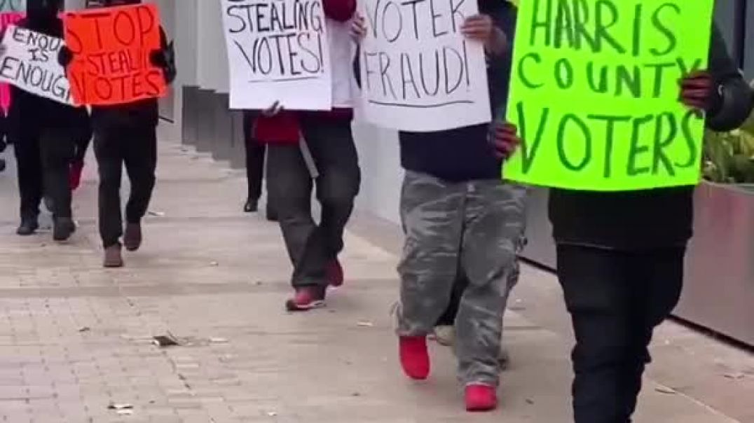 Texans Protesting Stolen Votes Voter Fraud