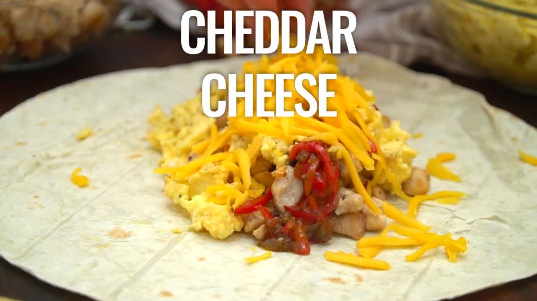 How To Make California Chicken Breakfast Burrito - Sweet and Savory Meals